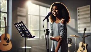 Child singing